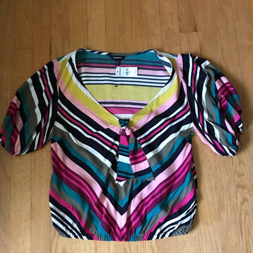 Express multi colored top